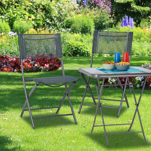 Chaise De Jardin Lot De 2 Pliable