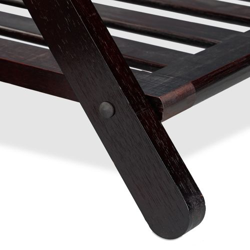 Porte-bagages Pliant Brun Foncé