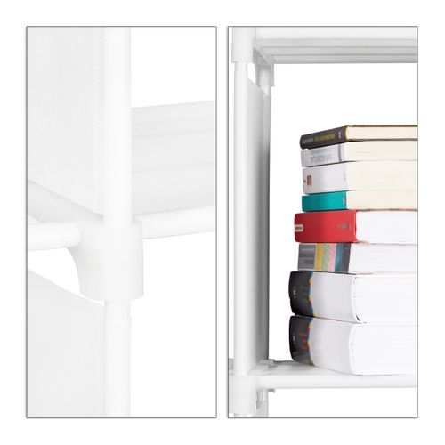 2 X Étagères En Blanc Avec 6 Niches