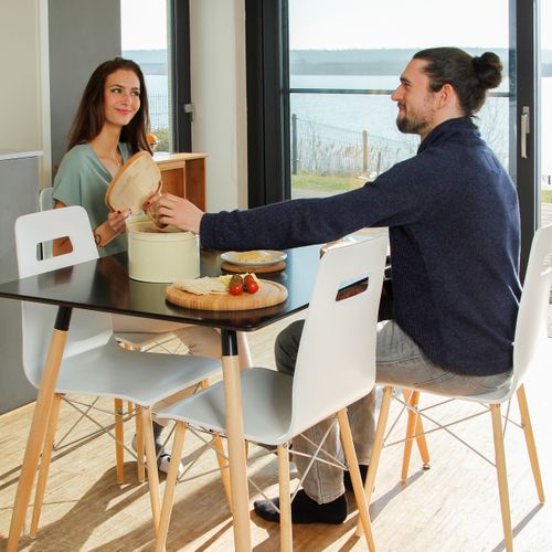 Boîte à Pain Ovale Ronde Rétro Bread