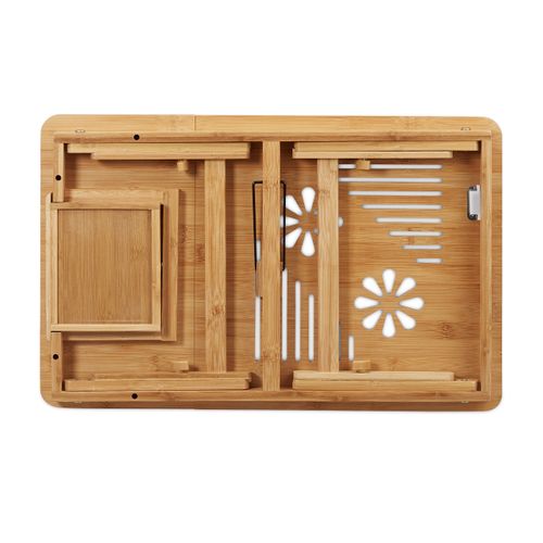 Table D’ordinateur Bambou Régler Hauteur