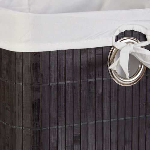 3x Corbeilles Panier De Rangement Bambou