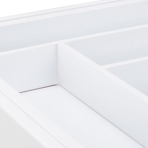 Range-couverts Bambou Blanc Extensible