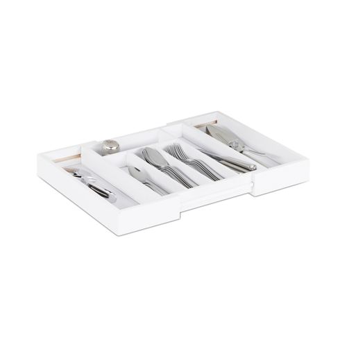 Range-couverts Bambou Blanc Extensible