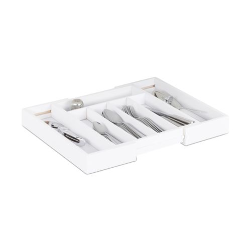 Range-couverts Bambou Blanc Extensible