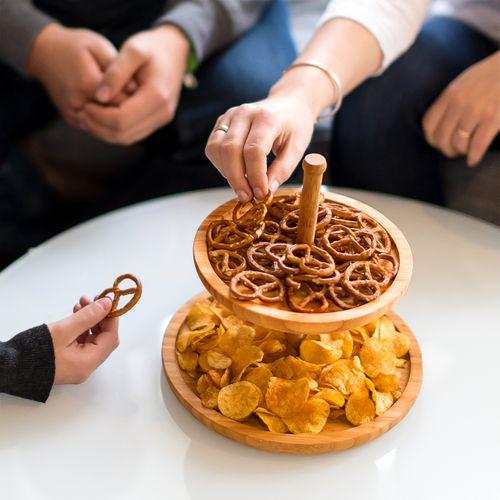 Set 2 Pièces En Bambou Pour Fruits