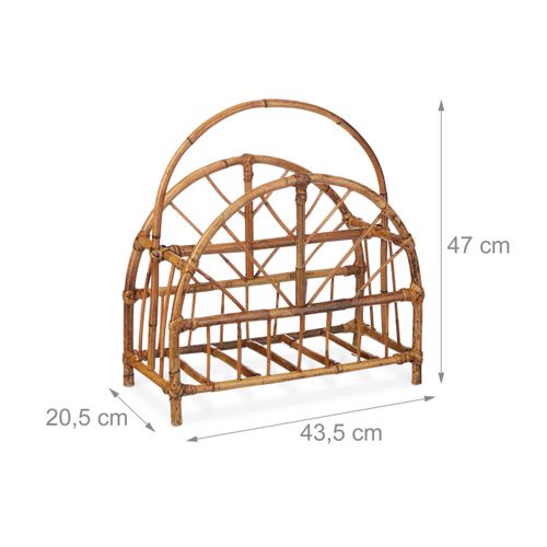 Porte-revues Rotin Magazines Et Journaux