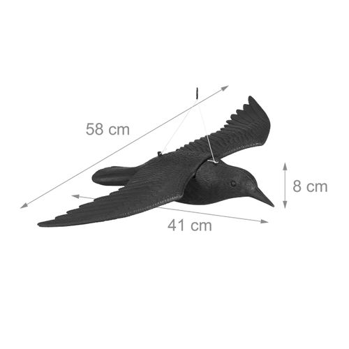 Lot De 10 Corbeaux De Jardin Anti-pigeon