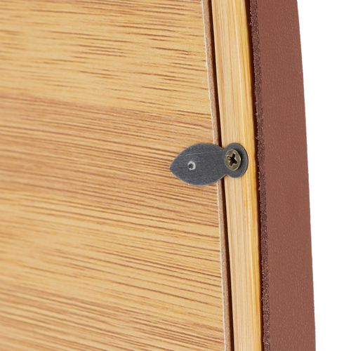 Miroir Ovale Mural Suspendu En Bambou