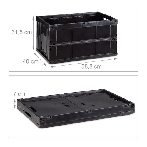 Lot De 5 Boîtes De Transport Pliables