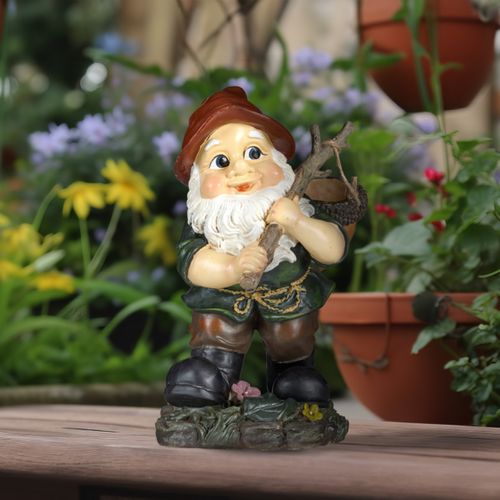 Nain De Jardin Avec Corbeille De Glands