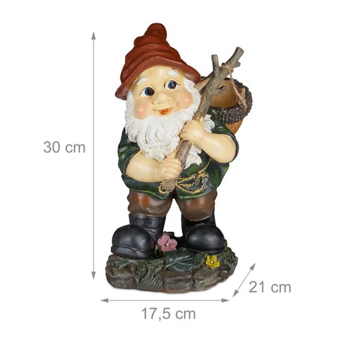 Nain De Jardin Avec Corbeille De Glands