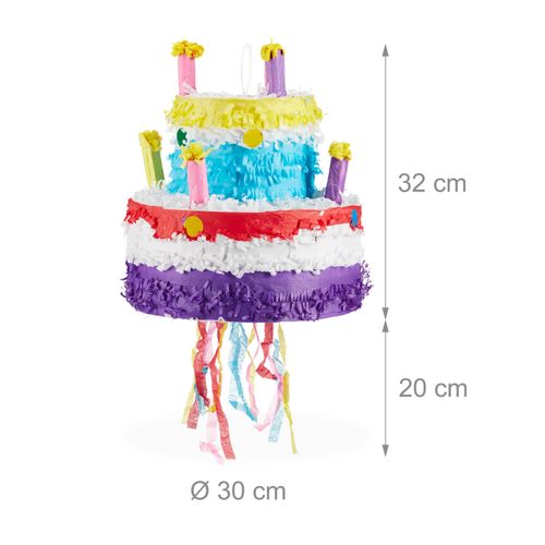 Ensemble De 4 Piñatas « Gâteau »