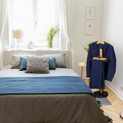 Valet De Chambre Bambou et Métal