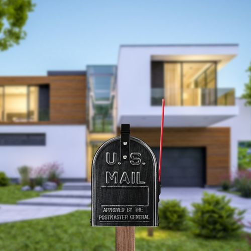 Boîte Aux Lettres Us Vintage Noir