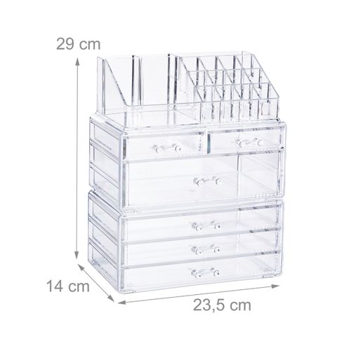 2 X Organiseurs Cosmétiques à 6 Tiroirs