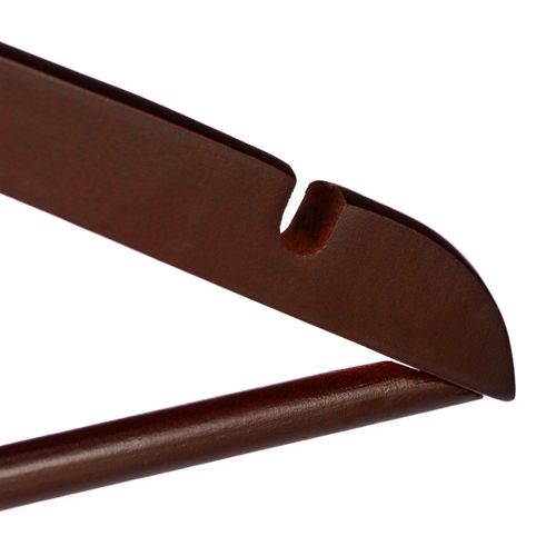 Lot De 200 Cintres En Bois Marron