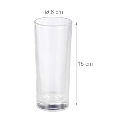 Verres à Cocktails En Verre Lot De 48
