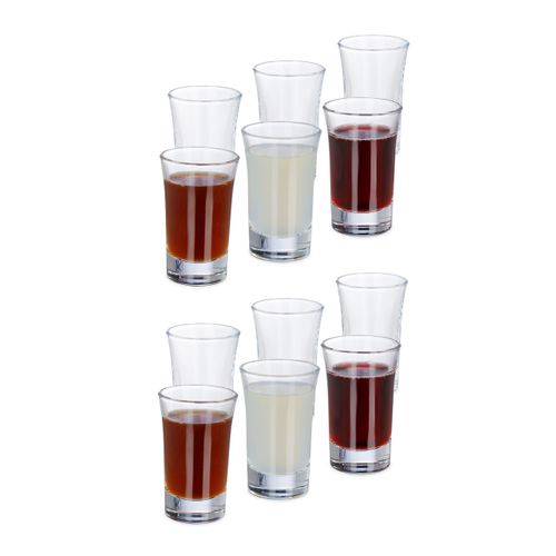 Lot De 24 Verres à Liqueur De 4 Cl