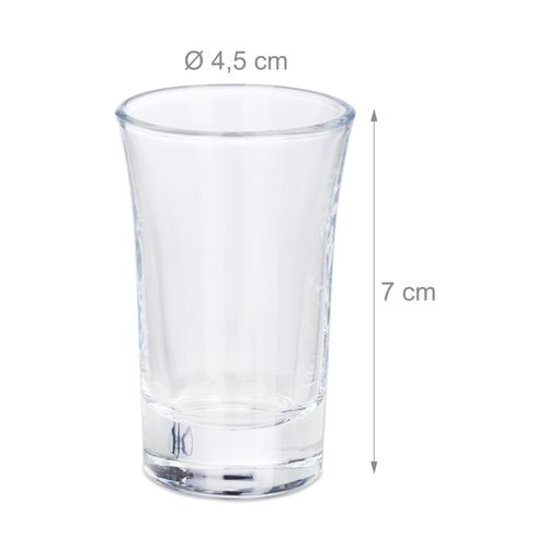 Lot De 24 Verres à Liqueur De 4 Cl
