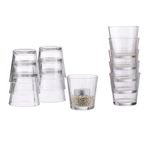 Verres à Bougies Chauffe-plat Lot De 48