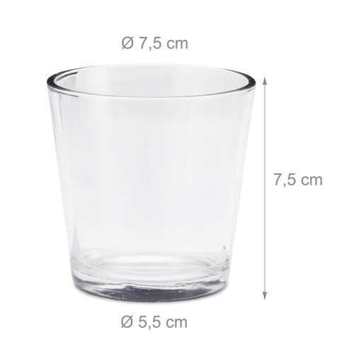 Verres à Bougies Chauffe-plat Lot De 96