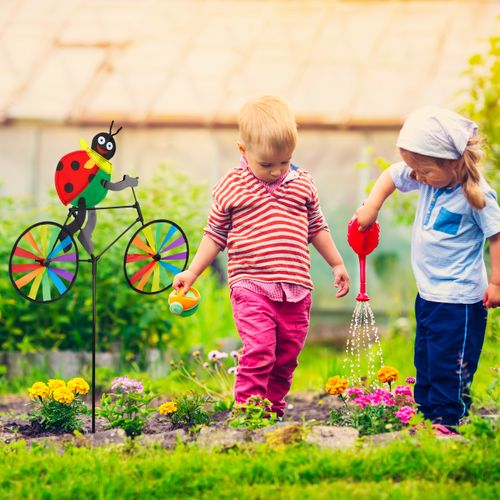 Lot De 2 Moulins à Vent Animal