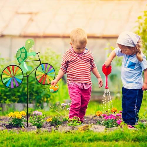 Lot De 2 Moulins à Vent Animal