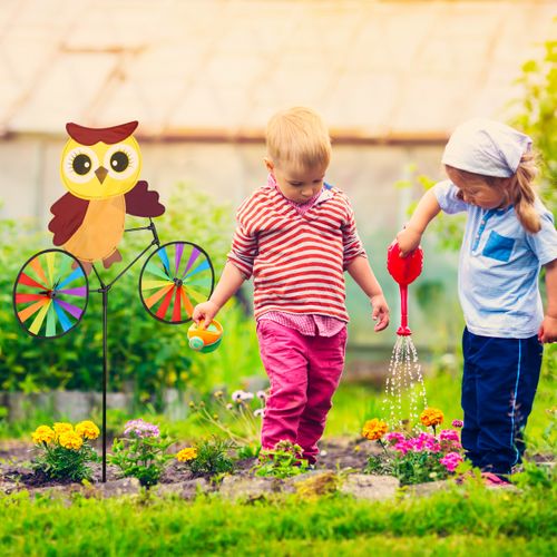 Lot De 4 Moulins à Vent Animal