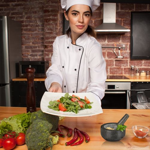 Mortier En Granit Avec Pilon 16 Cm