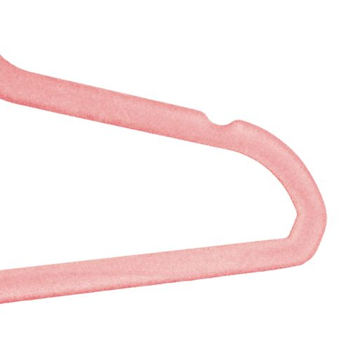 80 Cintres Pour Enfants, Couleur Rose