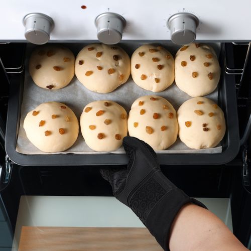 10x Paires De Gants Pour Four Noirs