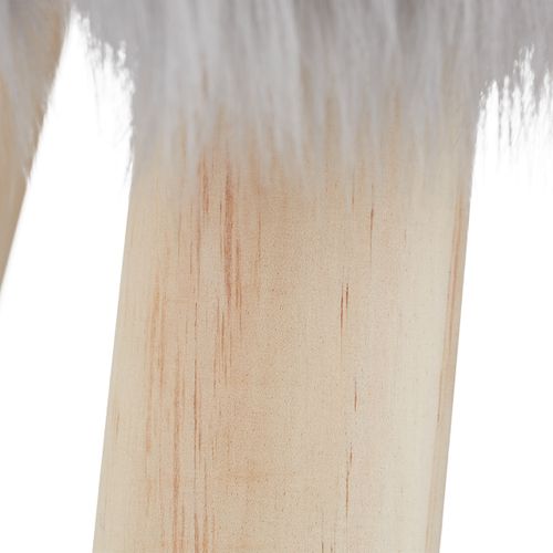 Tabouret Fourrure Gris