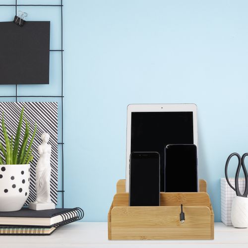 Station De Recharge En Bambou