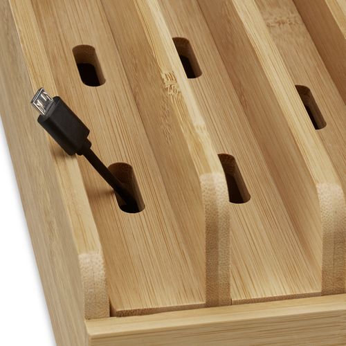 Station De Recharge En Bambou