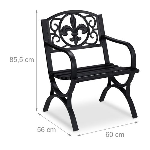 Chaise De Jardin En Métal Antique