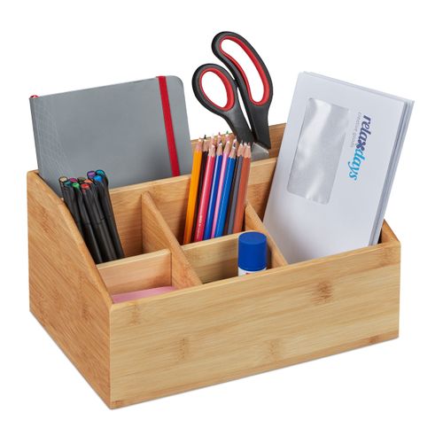 Organiseur De Bureau Bambou