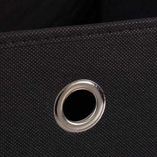 Lot De 6 Boîtes De Rangement Noir