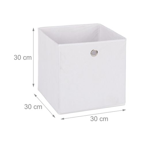 Lot De 4 Boîtes De Rangement Blanc