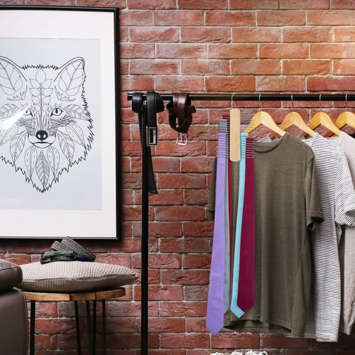 Cintre à Cravates En Bois