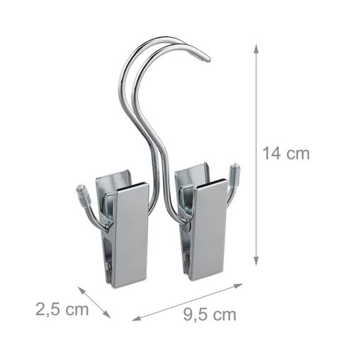 Lot De 5 Pinces à Bottes Doubles