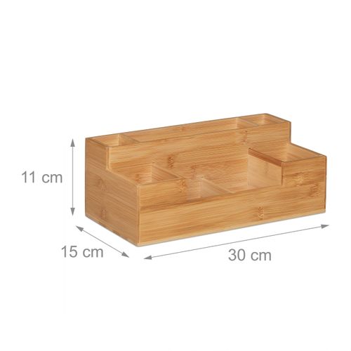 Organiseur De Bureau En Bambou