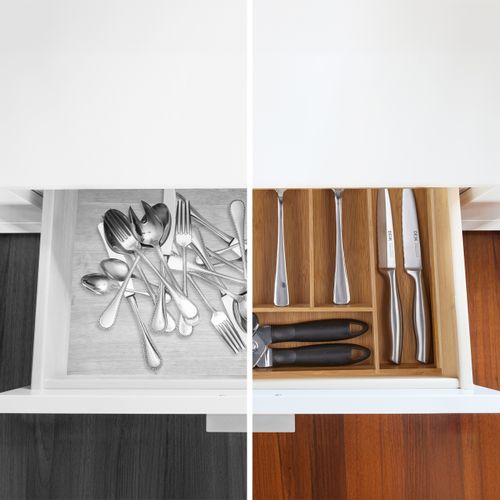 Range-couvert Bambou 5 Compartiments