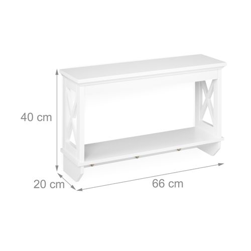 Etagère Murale Avec 3 Crochets