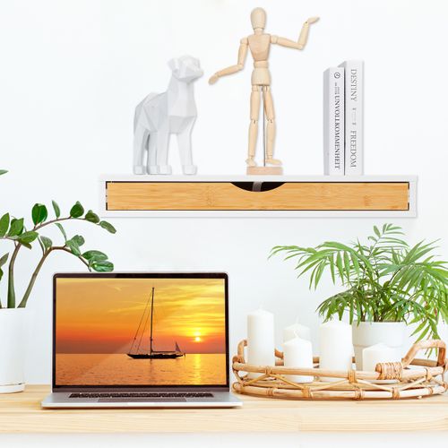 Étagère Murale Avec Tiroir