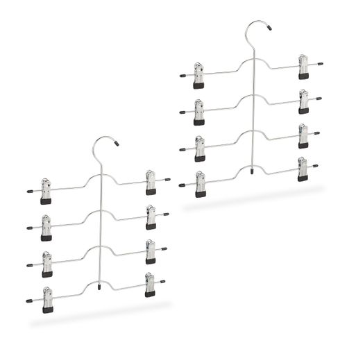 Lot De 4 Cintres Multiples à Clips