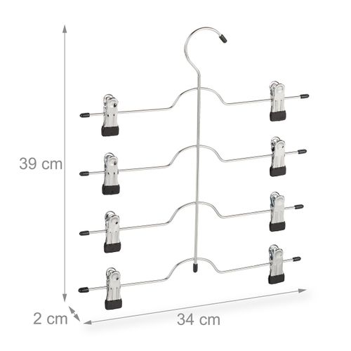 Lot De 10 Cintres Multiples à Clips