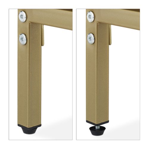 Table De Console Doré Blanc