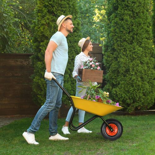 Lot De 4 Roues De Brouette 4.00-6