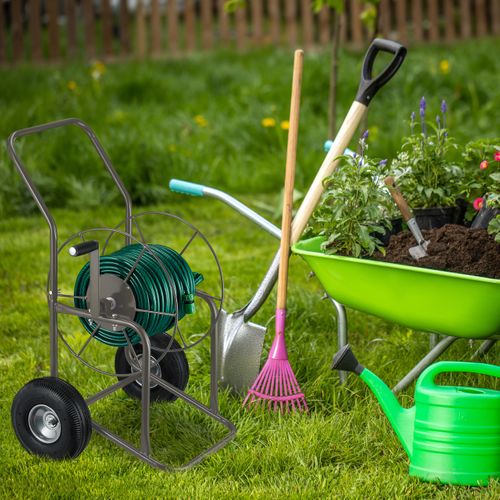 Dévidoir De Tuyau Brun 3/4 Pouces